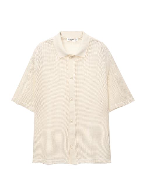 Pull&Bear Skjorte  uldhvid