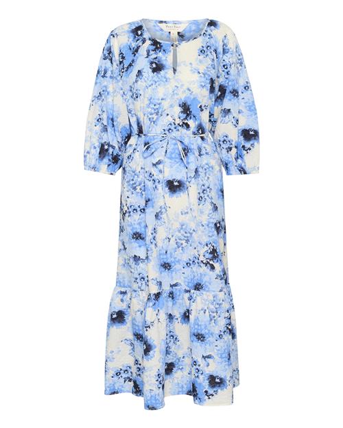 Part Two Sommerkjole 'Reidun'  lyseblå / mørkeblå / hvid