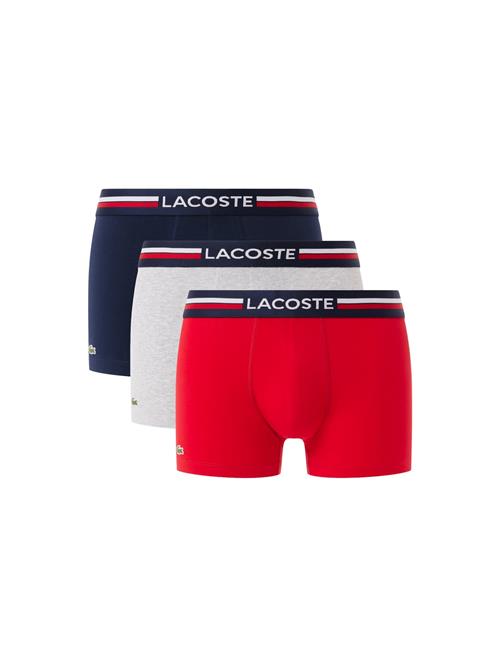 LACOSTE Boksershorts  navy / rød / hvid