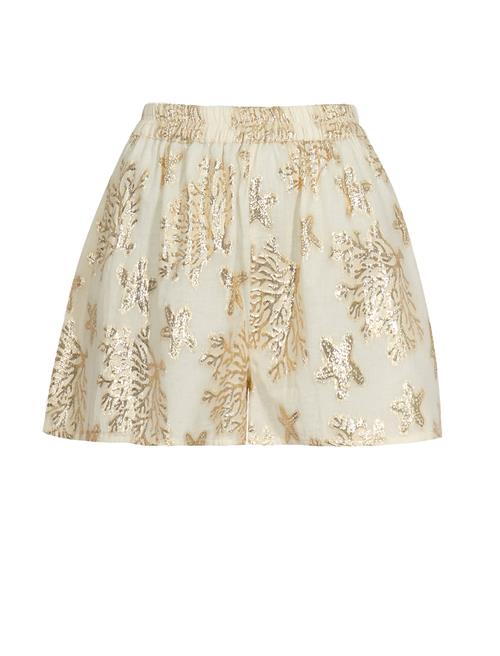 South Beach Bukser  beige / guld