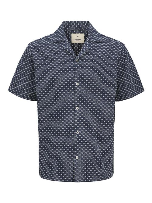 JACK & JONES Skjorte  navy / offwhite