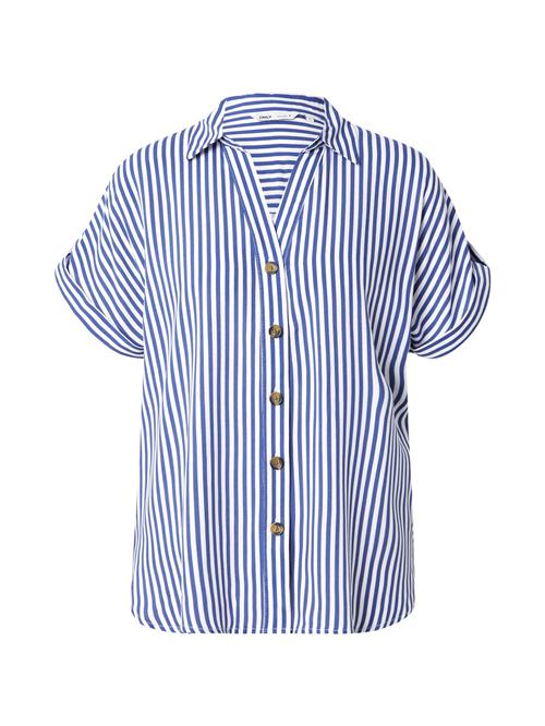 ONLY Bluse 'ONLYasmin'  mørkeblå / hvid