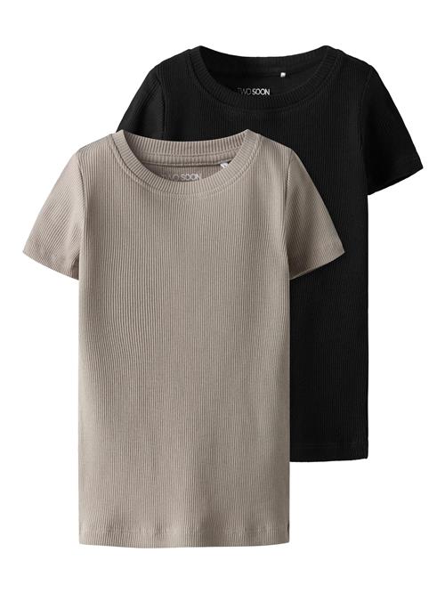 TWO SOON Shirts  grå / sort