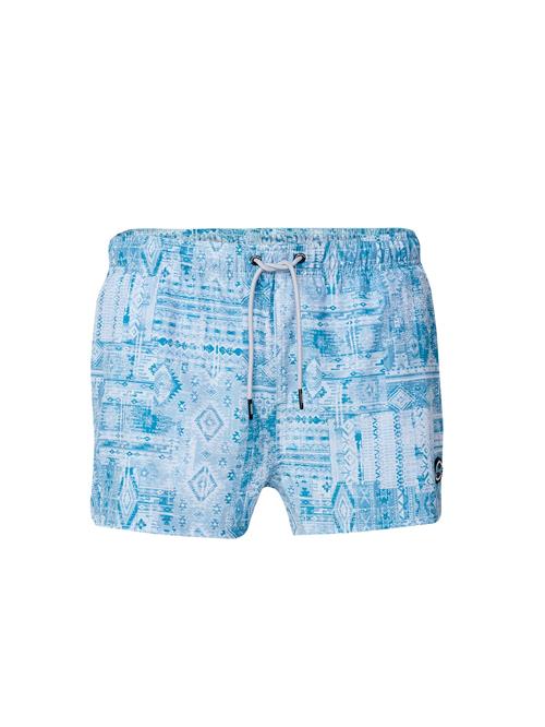 KOROSHI Badeshorts  dueblå / lyseblå / offwhite