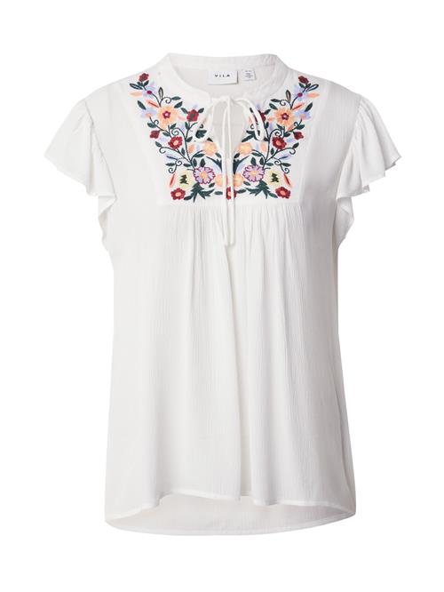 VILA Bluse 'VIMESA'  grøn / lilla / orange / rød / hvid