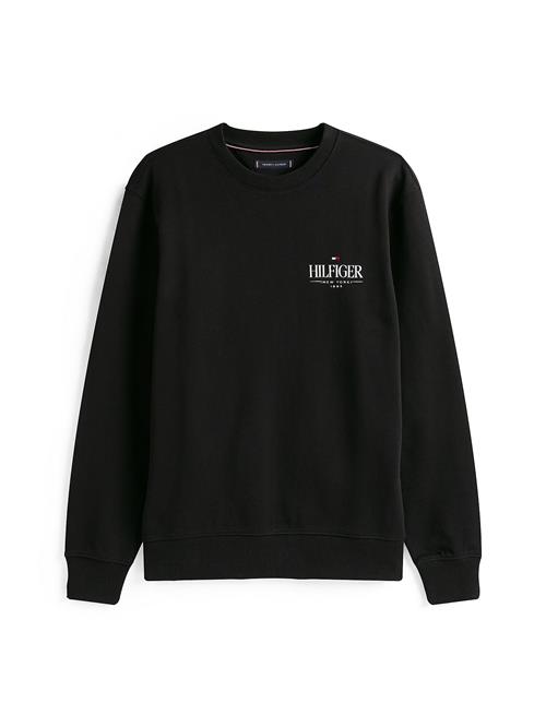 TOMMY HILFIGER Sweatshirt  sort / hvid