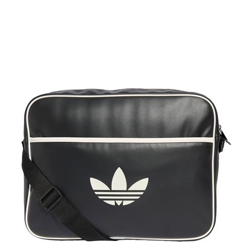 ADIDAS ORIGINALS Skuldertaske 'Airliner'  sort / hvid