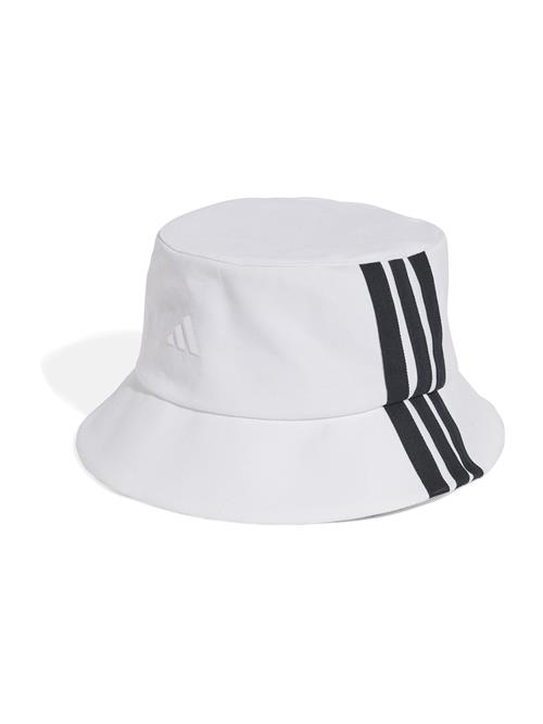 ADIDAS PERFORMANCE Sportshat '3-Stripes Bucket'  sort / hvid