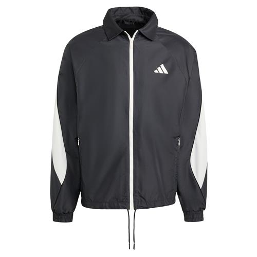 ADIDAS SPORTSWEAR Træningsjakke 'Stadium'  sort / hvid