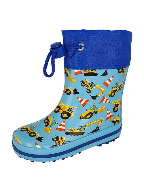 BECK Gummistøvler  blå / lyseblå / gul / rød