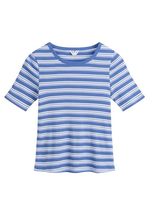 MELA Shirts 'Jasleen'  blå / dueblå / hvid