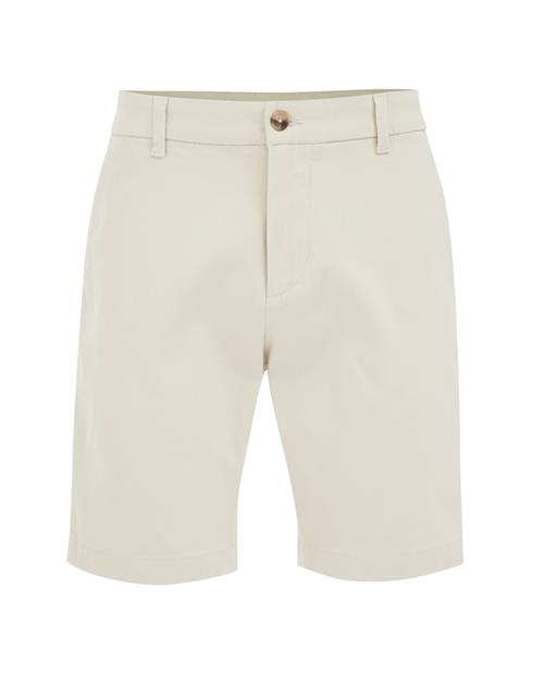 WE Fashion Lærredsbukser  elfenben