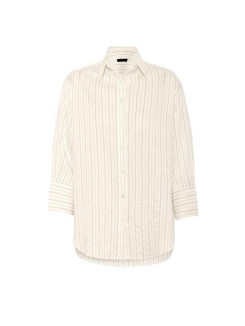 Antioch Bluse  creme / grå