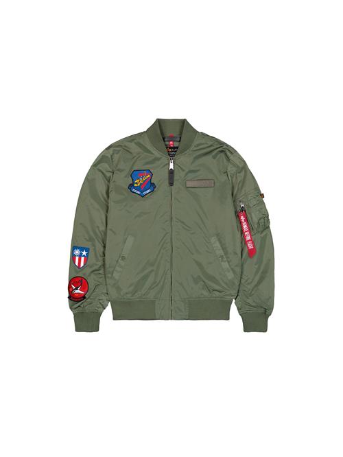 ALPHA INDUSTRIES Overgangsjakke  blå / oliven / rød / hvid