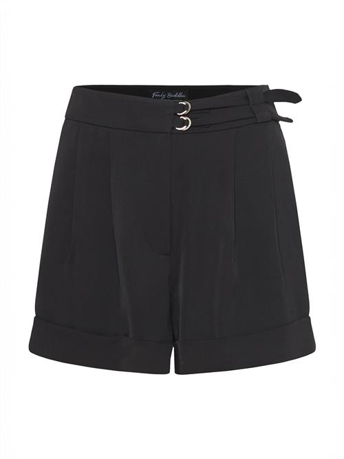 Funky Buddha Bukser med lægfolder  sort