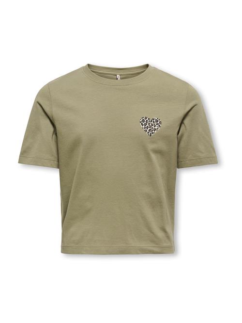 ONLY GIRLS Bluser & t-shirts 'KOGREX'  brun / oliven / sort / hvid