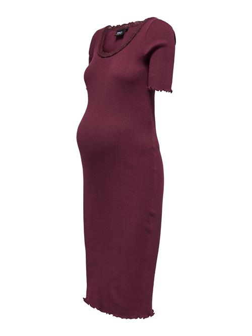 Only Maternity Kjole 'OLMXena'  merlot