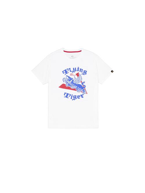 ALPHA INDUSTRIES Bluser & t-shirts 'Fyling Tigers'  blå / rød / hvid