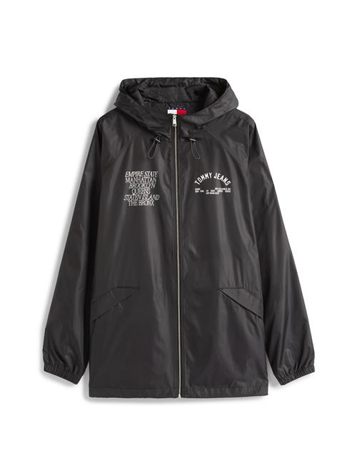 Tommy Jeans Overgangsjakke  sort / offwhite