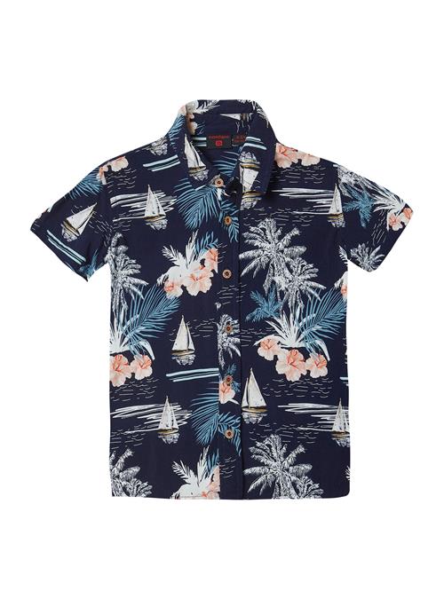 KOROSHI Skjorte  navy / lyseblå / orangerød / hvid