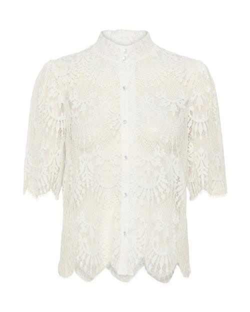 CULTURE Bluse 'Okram'  uldhvid