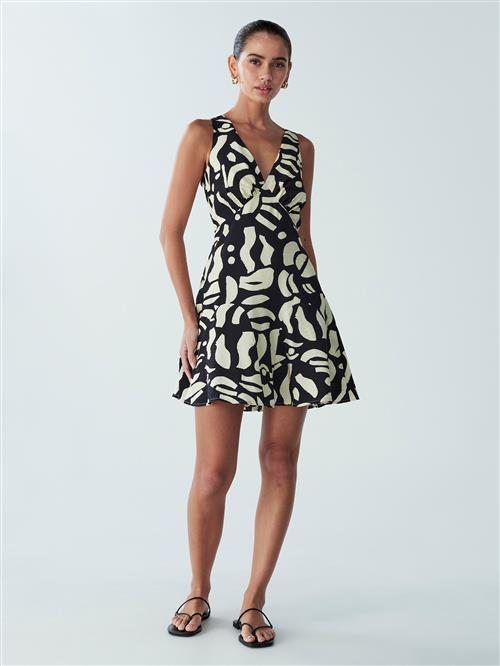 St MRLO Sommerkjole 'Sita'  beige / sort