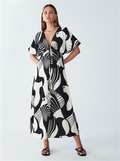 St MRLO Sommerkjole 'Blossom'  sort / hvid