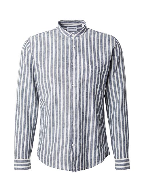 Lindbergh Skjorte  marin / hvid