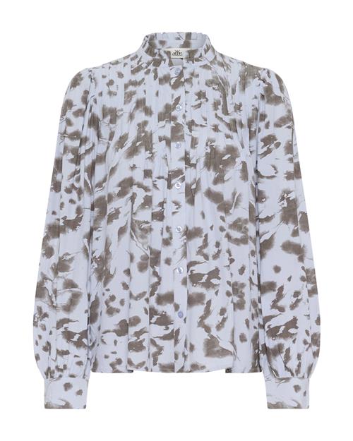 KAREN BY SIMONSEN Bluse 'Xyla'  lysebrun / hvid