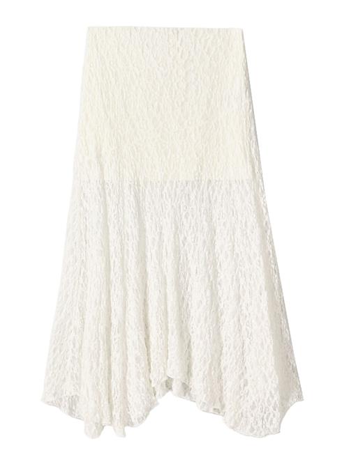 Bershka Nederdel  offwhite