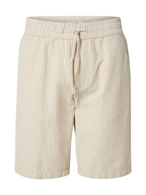 Lindbergh Bukser 'Seersucker'  stone / mørkegrå