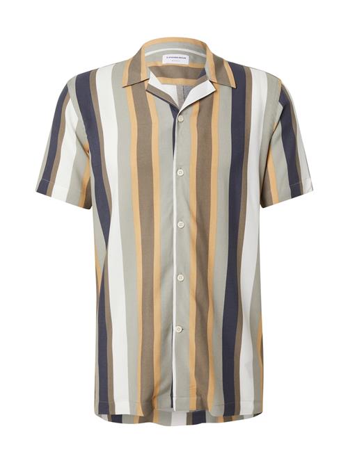 Lindbergh Skjorte  marin / grå / khaki / hvid