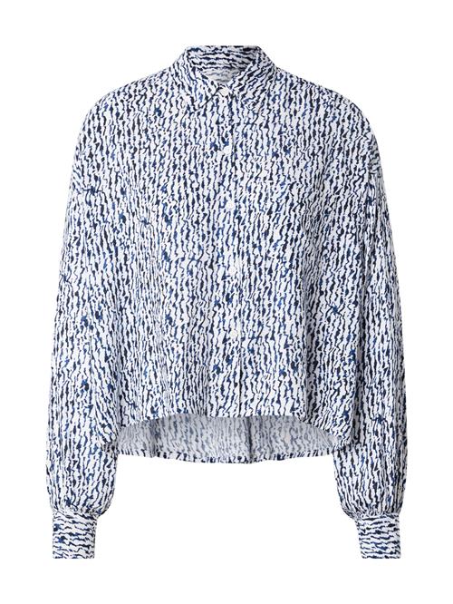 LTB Bluse 'HALOBE'  blå / sort / hvid