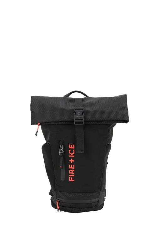 Fire+Ice Rygsæk 'Park City Ive'  orangerød / sort