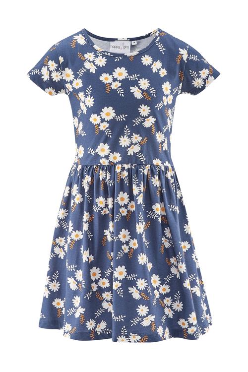 happy girls Kjole  mørkeblå / orange / hvid