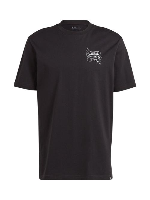 ADIDAS PERFORMANCE Funktionsskjorte  sort / hvid