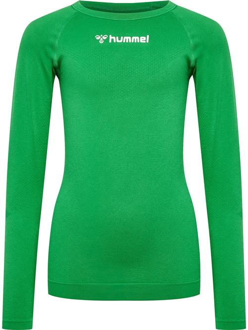 Hummel Funktionsskjorte  grøn / hvid