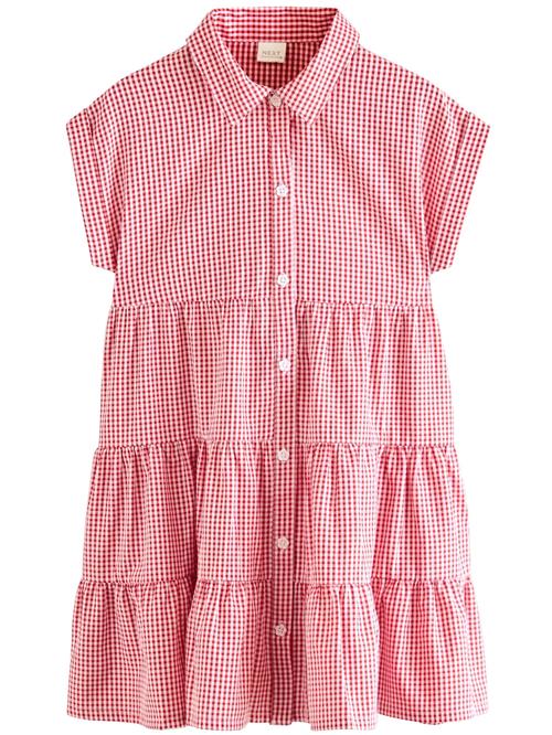 Next Kjole  rød / melon / hvid