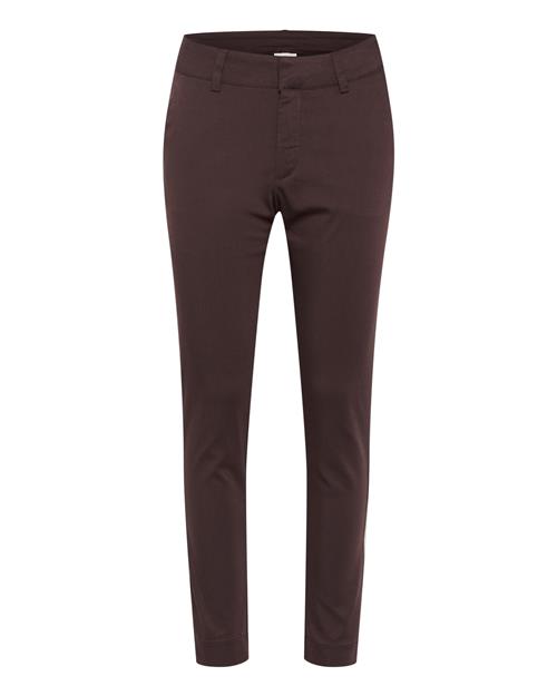 Kaffe Lærredsbukser 'Lea'  mørkebrun