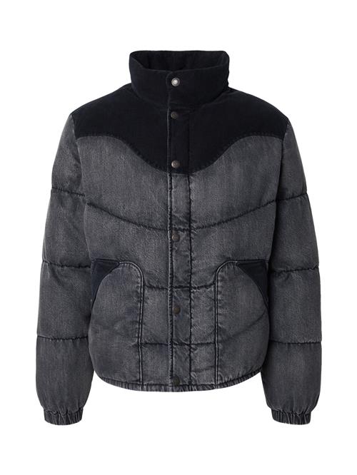 LEVI'S ® Overgangsjakke 'Wild West Short Puffer Jacket'  sort / black denim