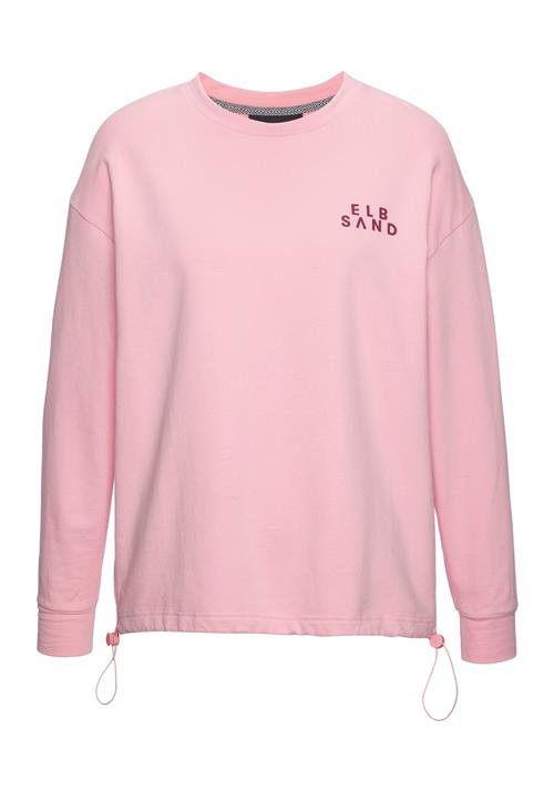 Elbsand Sweatshirt  lyserød / mørk pink