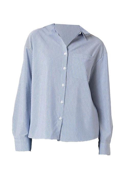 Moxx Paris Bluse  blå / hvid