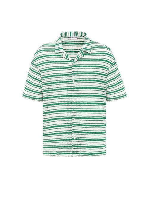 Dandalo Skjorte  smaragd / hvid