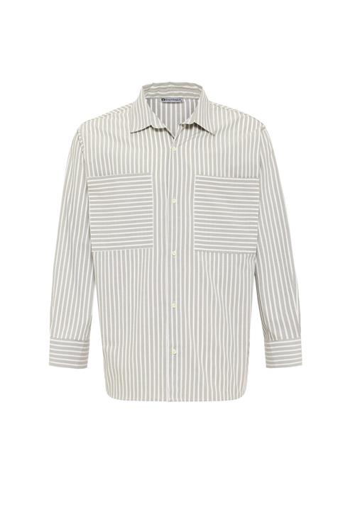 Dandalo Skjorte  khaki / hvid