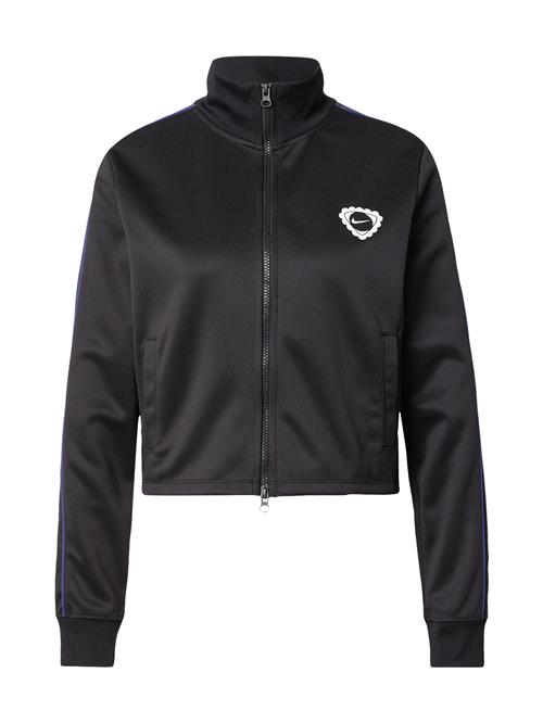 Nike Sportswear Sweatjakke  sort / hvid