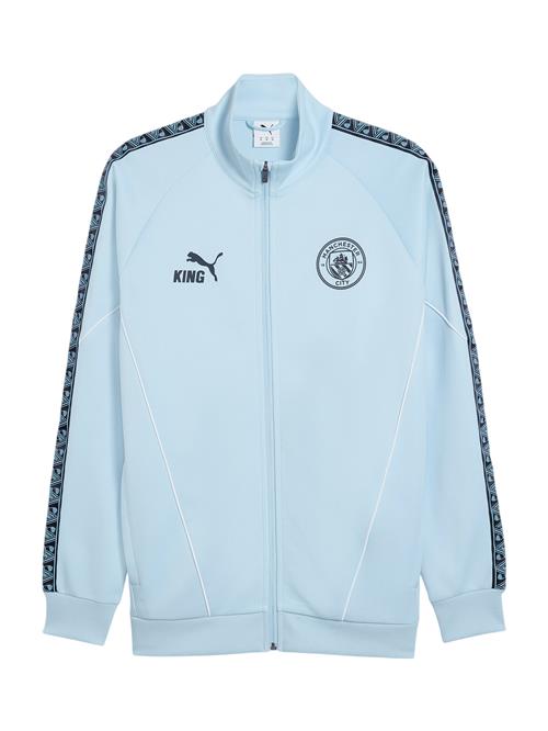 PUMA Sportsjakke 'Manchester City King Anthem'  lyseblå / sort