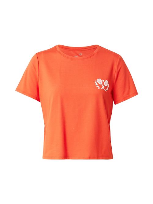 GAP Shirts  orangerød / hvid