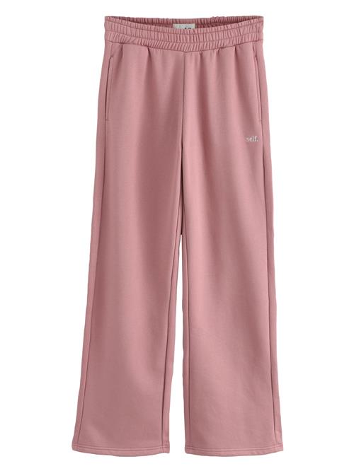 self. Bukser  gammelrosa / hvid