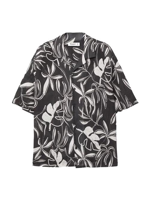 Pull&Bear Skjorte  sort / hvid