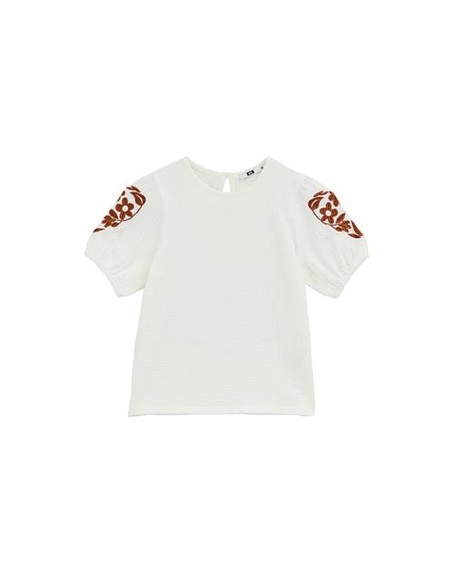 WE Fashion Bluser & t-shirts  brun / offwhite